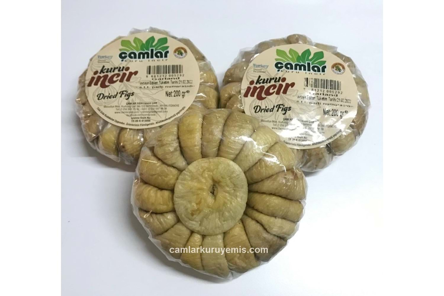 Çamlar Kuru İncir Naturel 200 Gr Garland